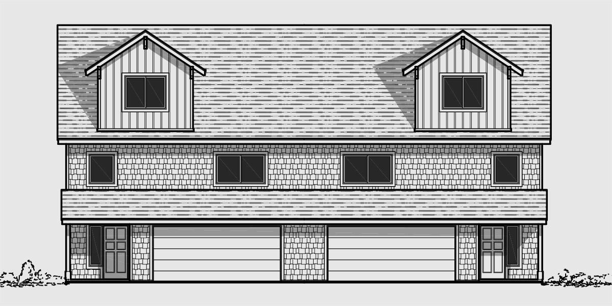 Duplex House Plans Duplex House Plans With Garage