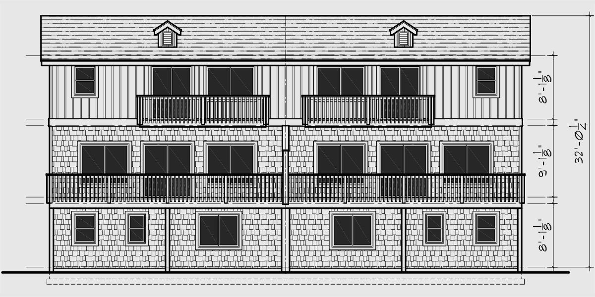 Duplex House Plans Duplex House Plans With Garage