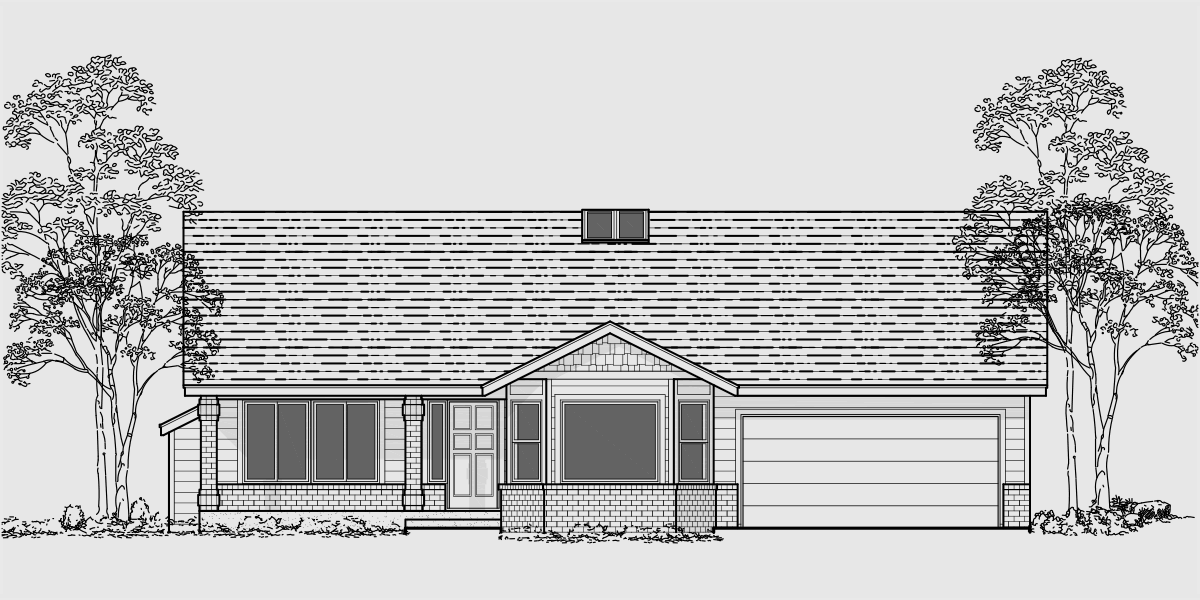 10022 One story house plans, 3 bedroom house plans, 10022
