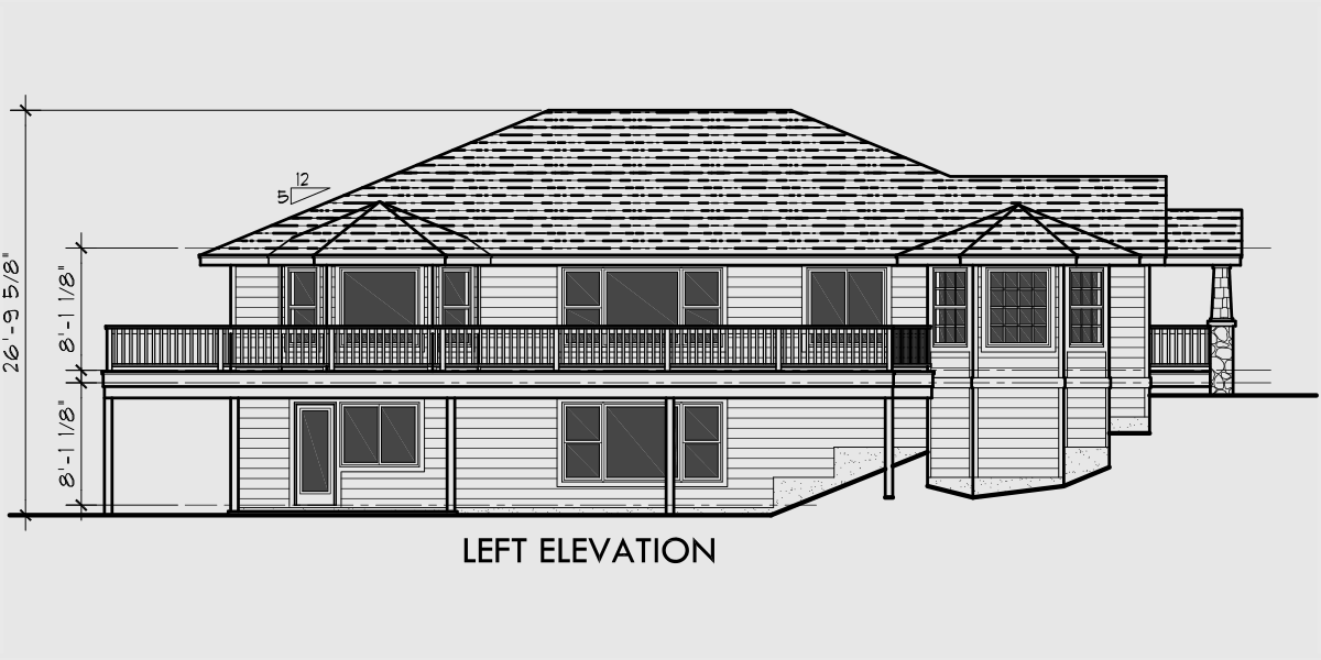 15+ House Plans With Walkout Basement On A Sloped Lot