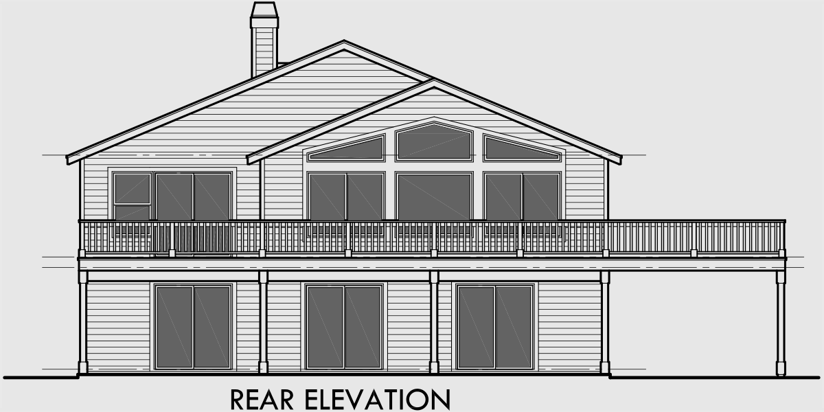 9991 House plans with side garage, sloping lot house plans, house plans with basement, master on the main floor plans,