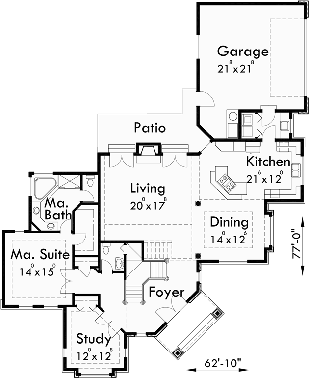 13 Famous Best Corner Lot House Plans