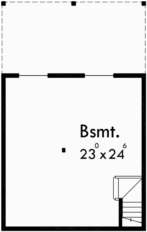 Basement Floor Plan for D-427 Craftsman duplex house plans, Luxury duplex house plans, duplex house plans with basement, D-427