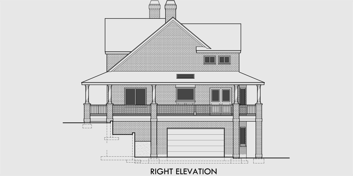 Brick House Plans Daylight Basement House Plans