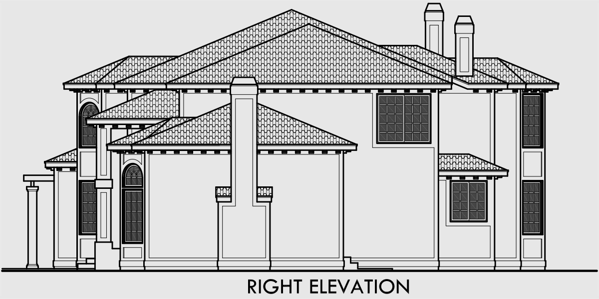 Mediterranean Mansion House Plan Dream Kitchen Fabulous Master