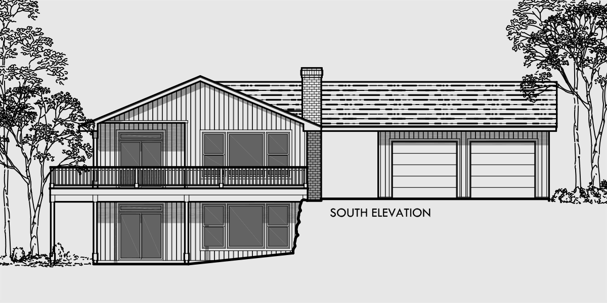 Daylight Basement House Plans Floor Plans For Sloping Lots