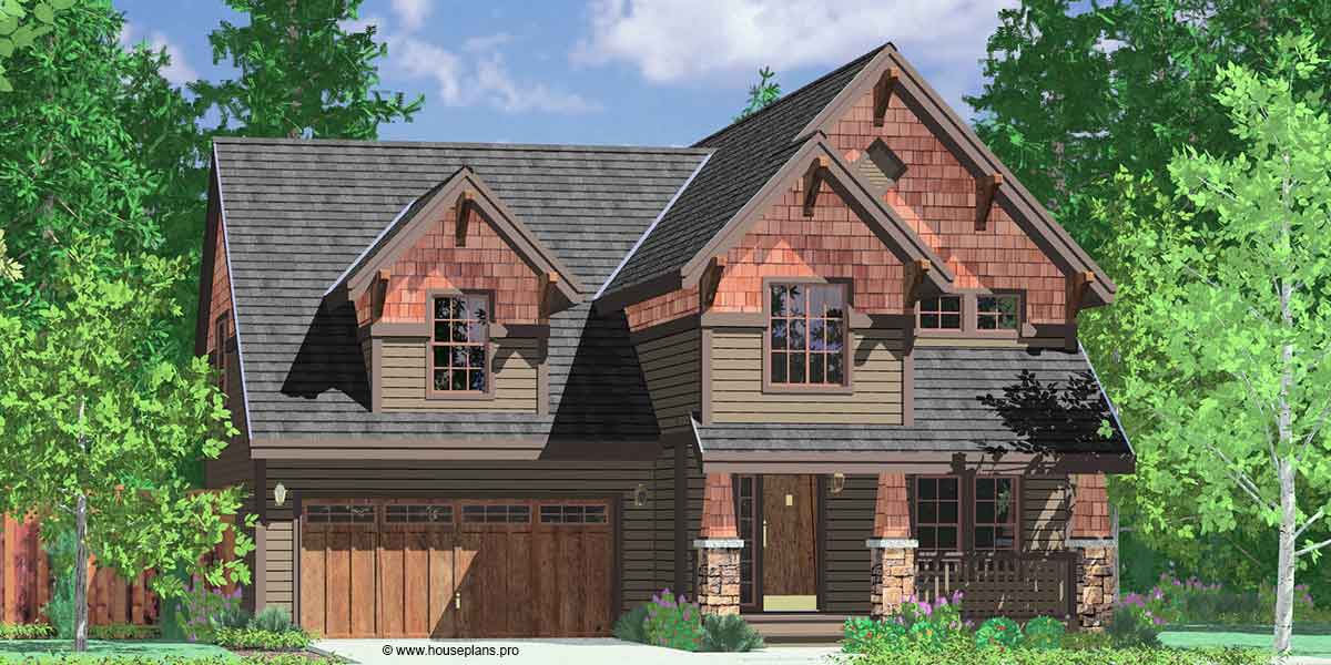 Northwest Craftsman Home Designs Frameimage