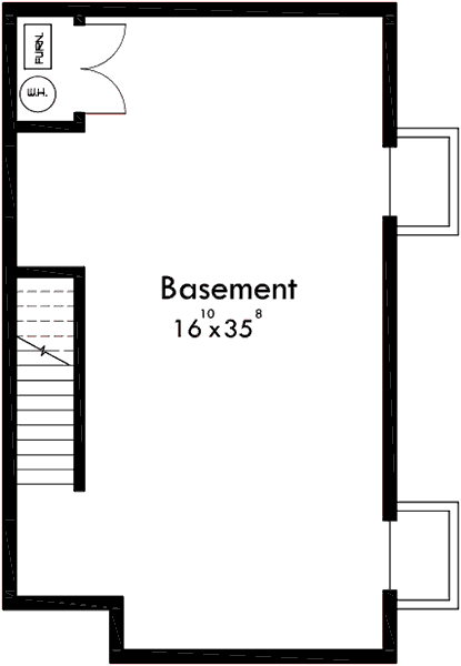 Basement Floor Plan for 10135 