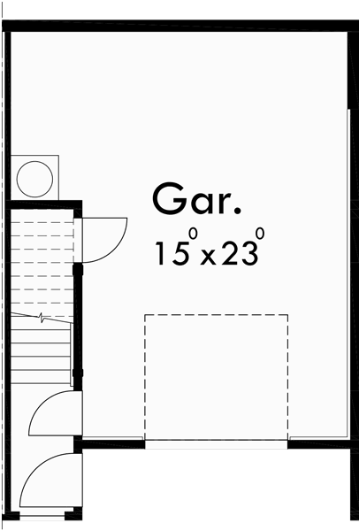 Lower Floor Plan for F-534 4 plex plans, 3 bedroom fourplex house plans, quadplex plans with garage, 3 story 4 plex house plans, F-534