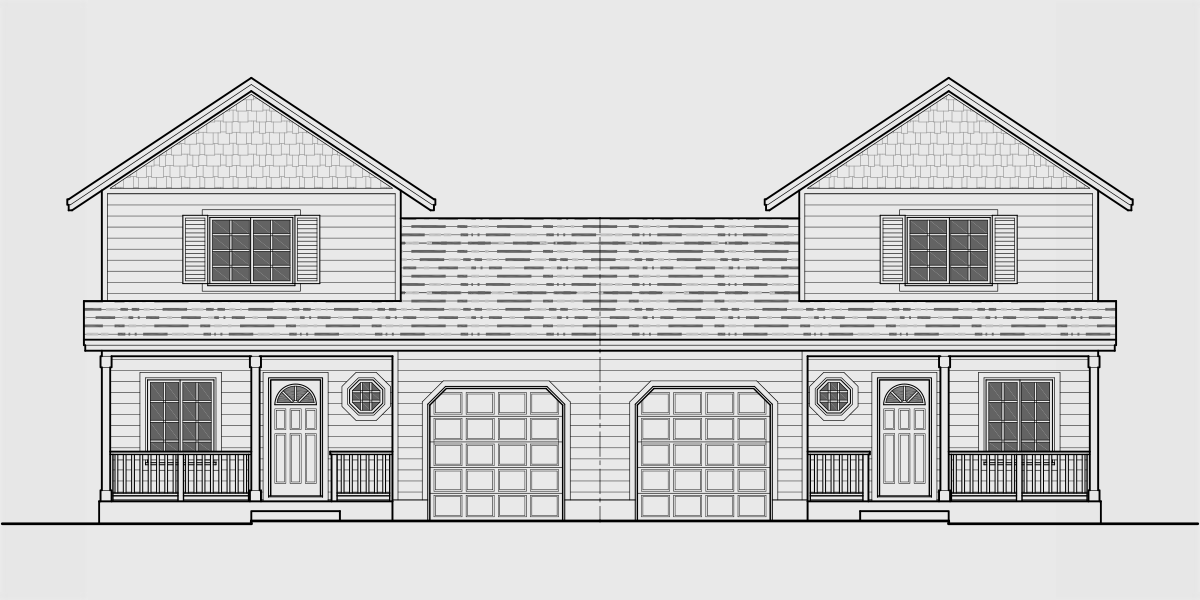 Plan D 603 3 Bedroom Duplex W First Floor Master Bedroom Bruinier Associates