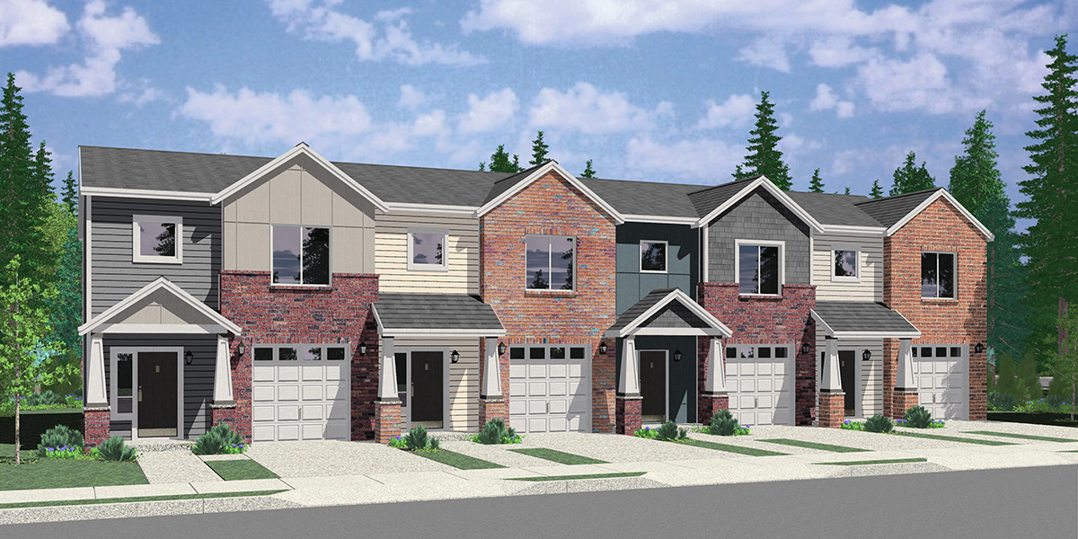 F-641 Invest in a spacious 4-plex townhouse with open floor plans and kitchen islands. Architectural innovation awaits. Join us in building the future of housing! 